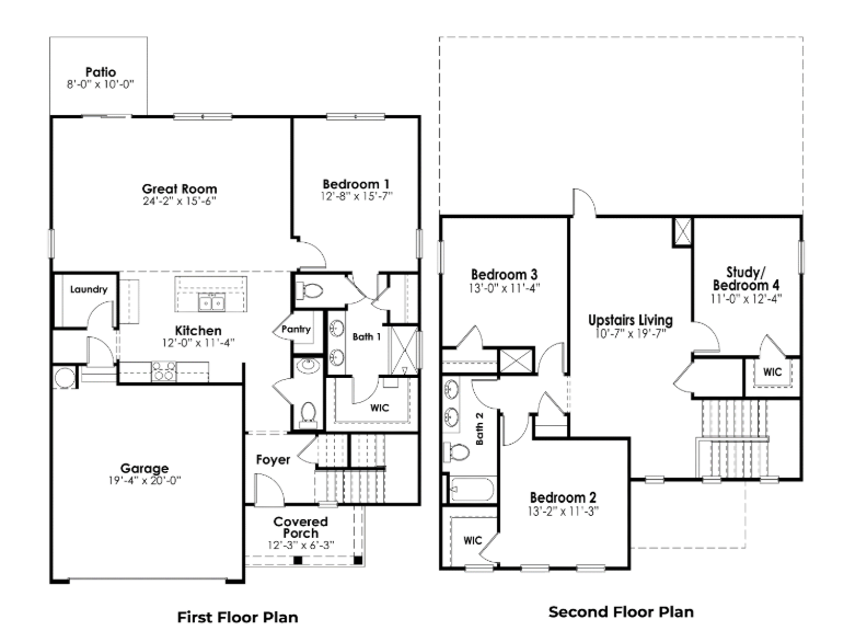 The Belfort Floorplan in Lake Tide Summit