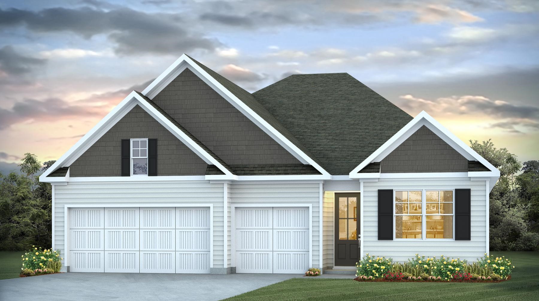 Ranch home for sale near Lake Murray in Chapin, SC with Hardie Plank siding and a 3-car garage