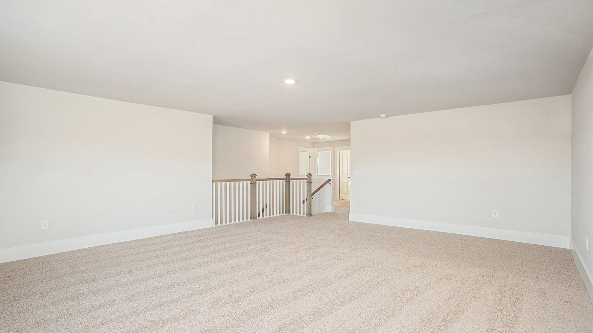 Upstairs loft space at top of stairs