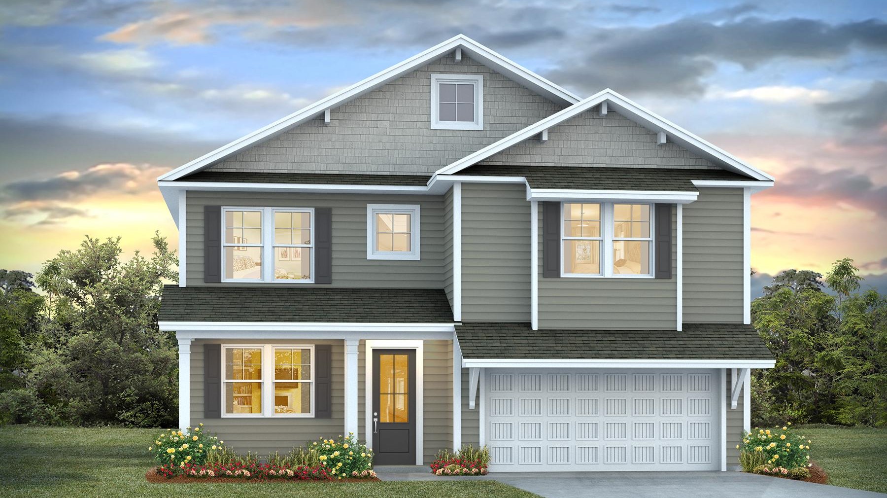 Two-story Tillman floorplan for sale in Chapin, SC near Lake Murray