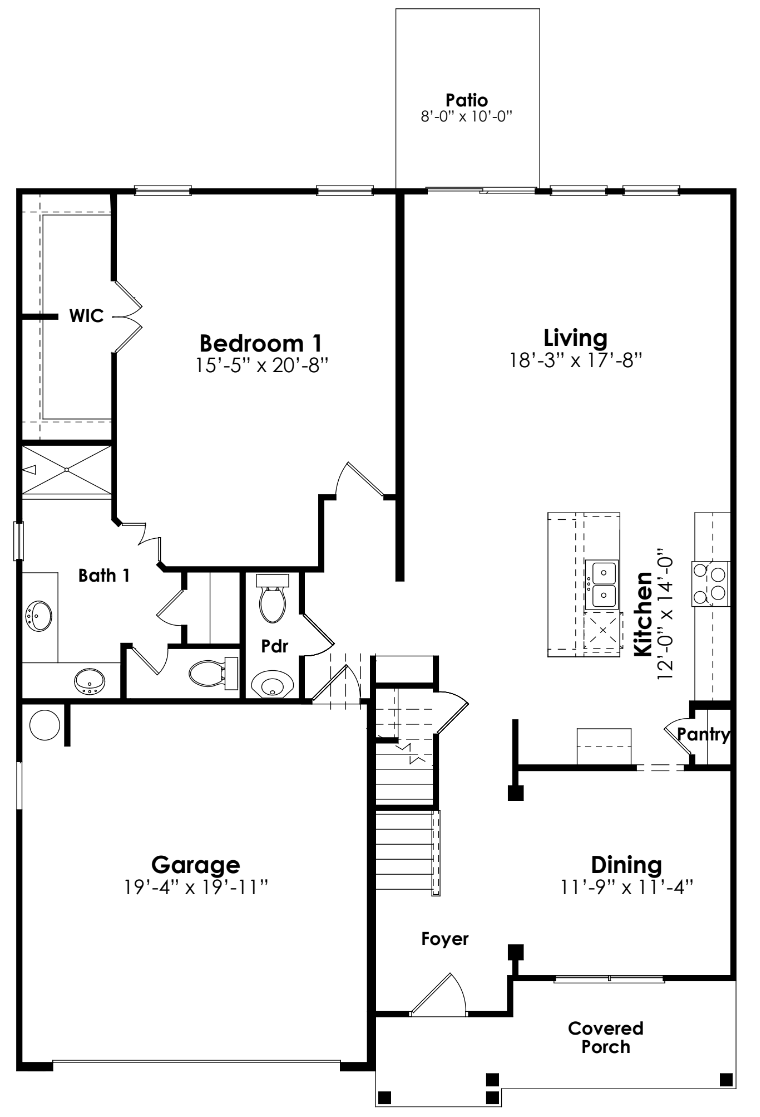 Tillman Floor 1 floorplan image