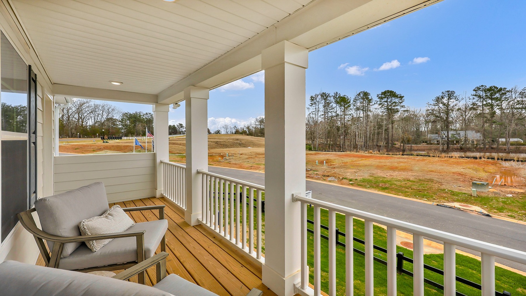 Double stack porches in home for sale in Chapin, SC's Lake Tide Summit