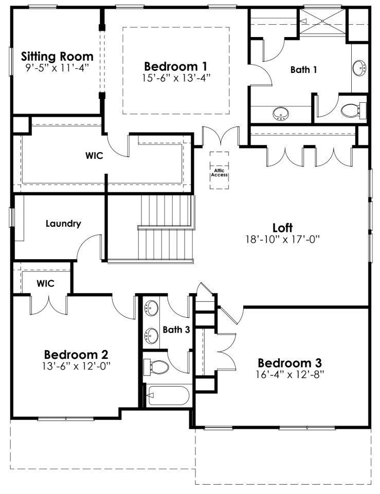 Harbor Oaks floor 2 floorplan image