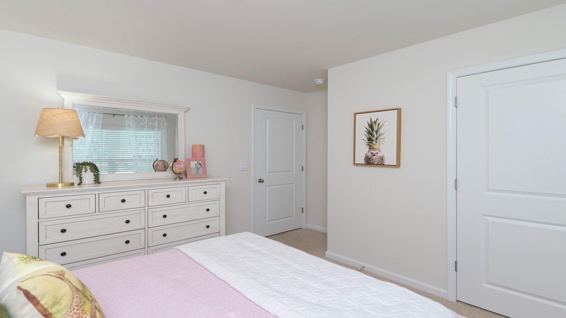 Bedroom 2 with carpet flooring and a window
