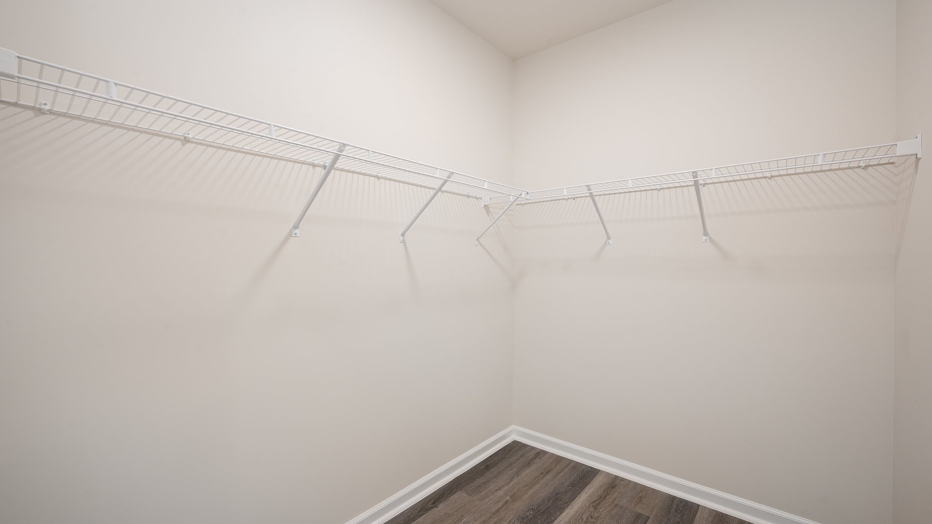 Walk-in primary closet