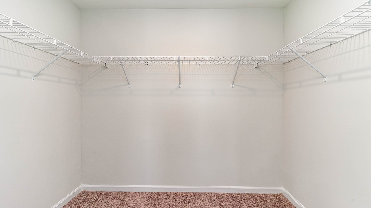 Bedroom 3 features a spacious walk-in closet.