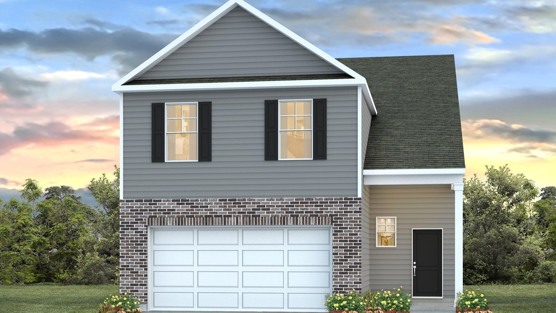 Wren C with Hardie Plank - New build home in Irmo, SC