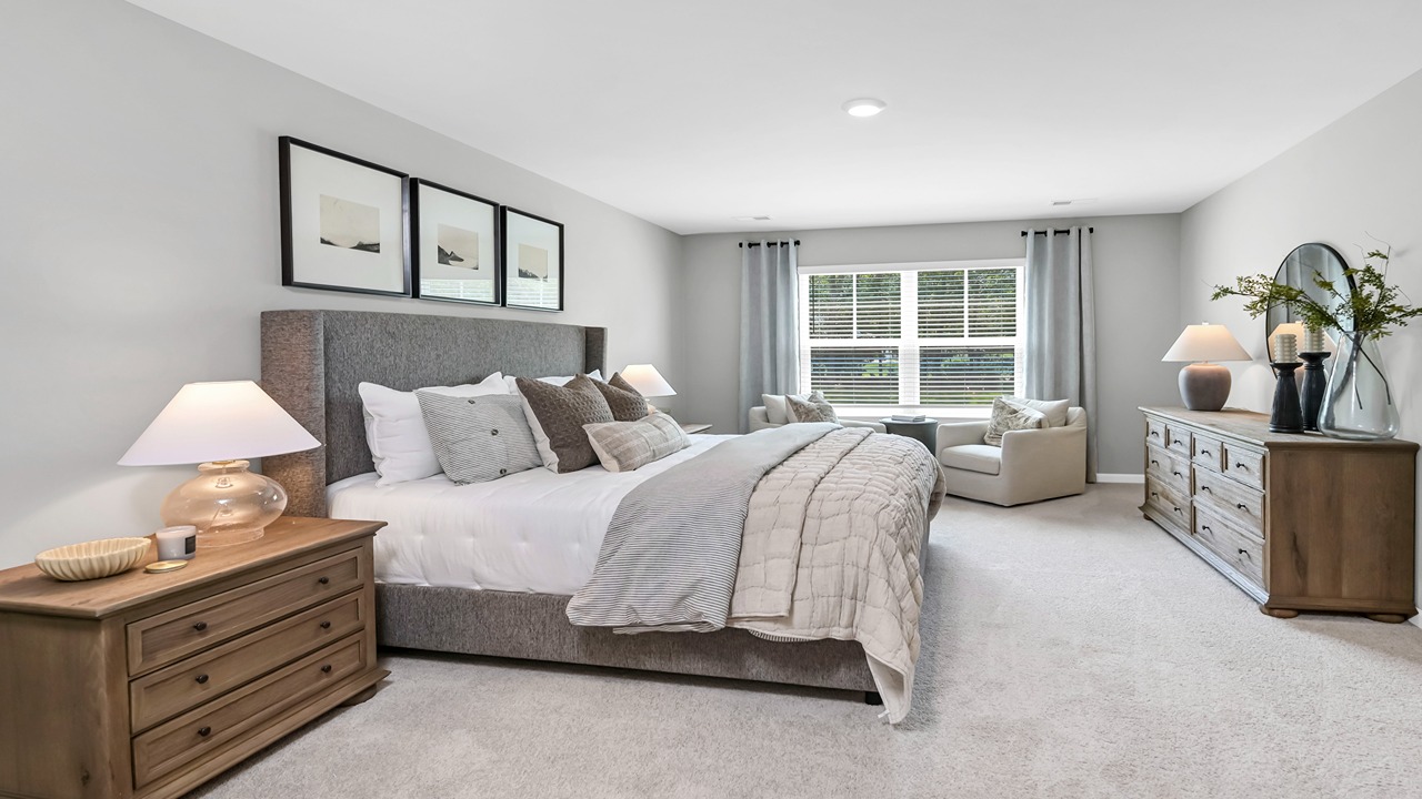 Primary suite upstairs