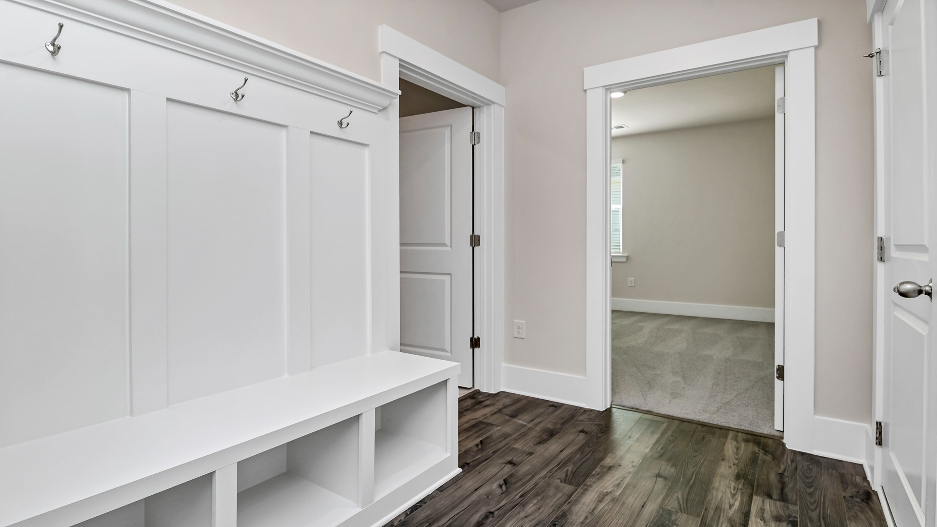 Mudroom area near bedroom 4 and laundry room
