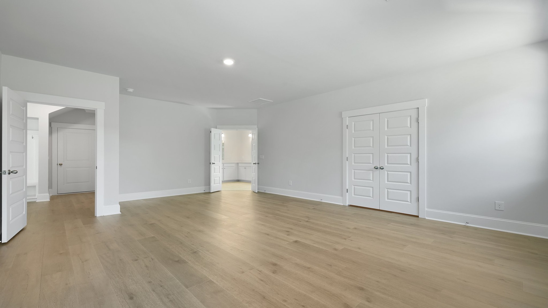 Spacious primary bedroom