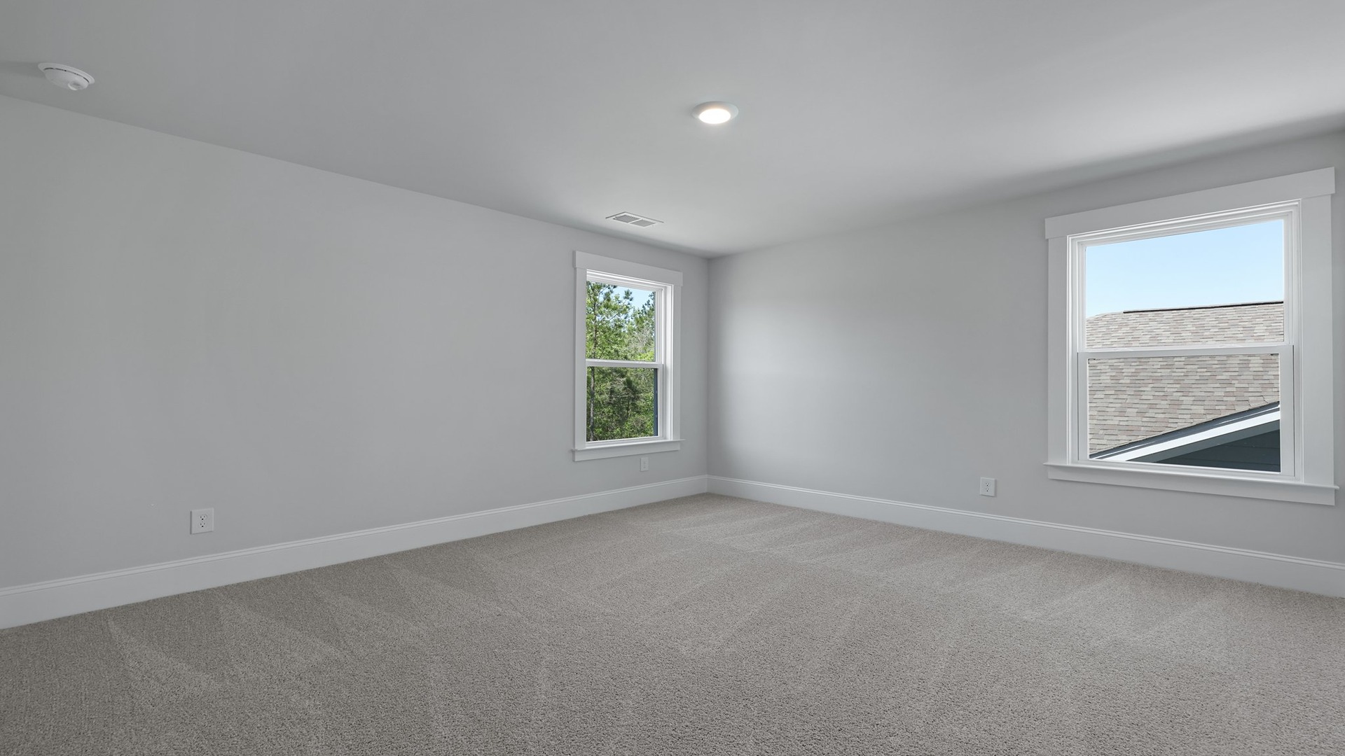 Bedroom 3 with two windows