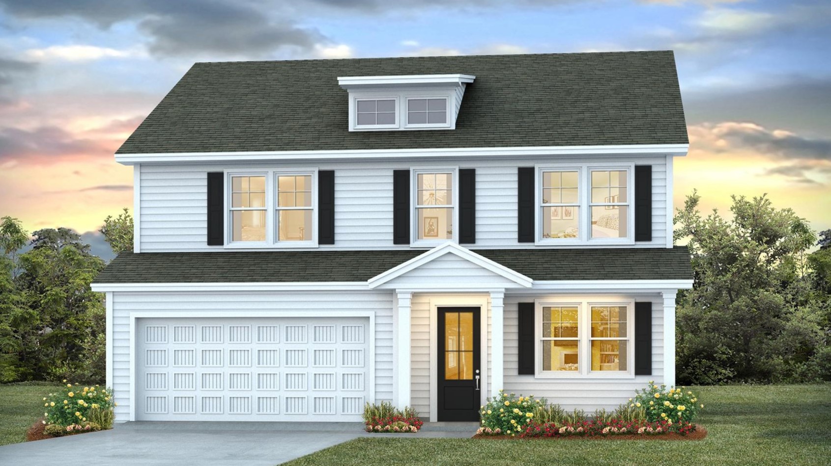 Tillman C elevation for sale with Hardie Plank siding