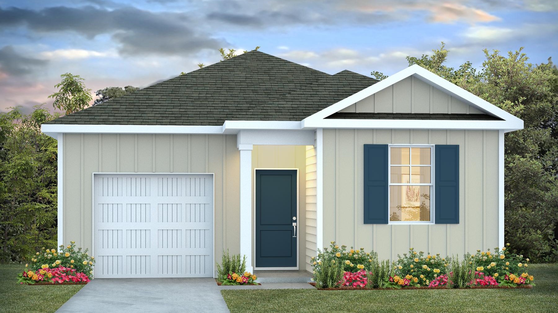 Single-story home for sale in Orangeburg, SC with 3 bedrooms and 2 bathrooms
