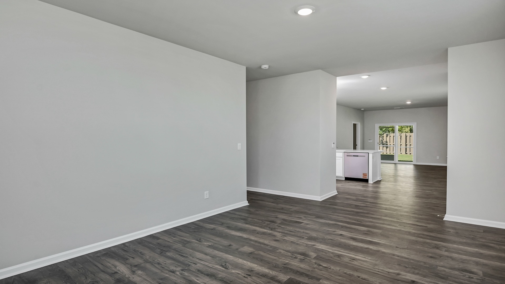 Dining room at the front of new construction home in Orangeburg, SC
