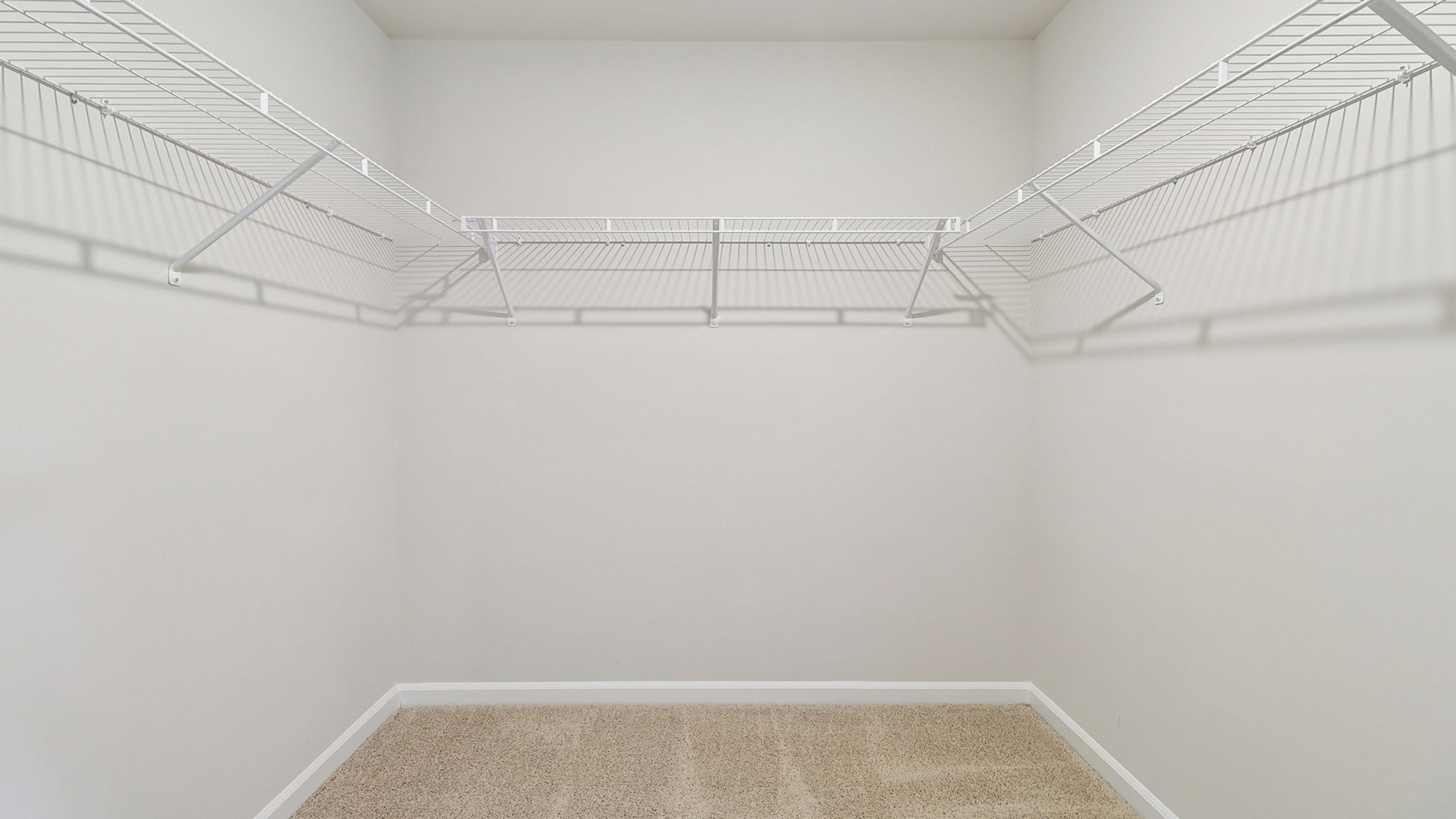 Walk-in primary closet