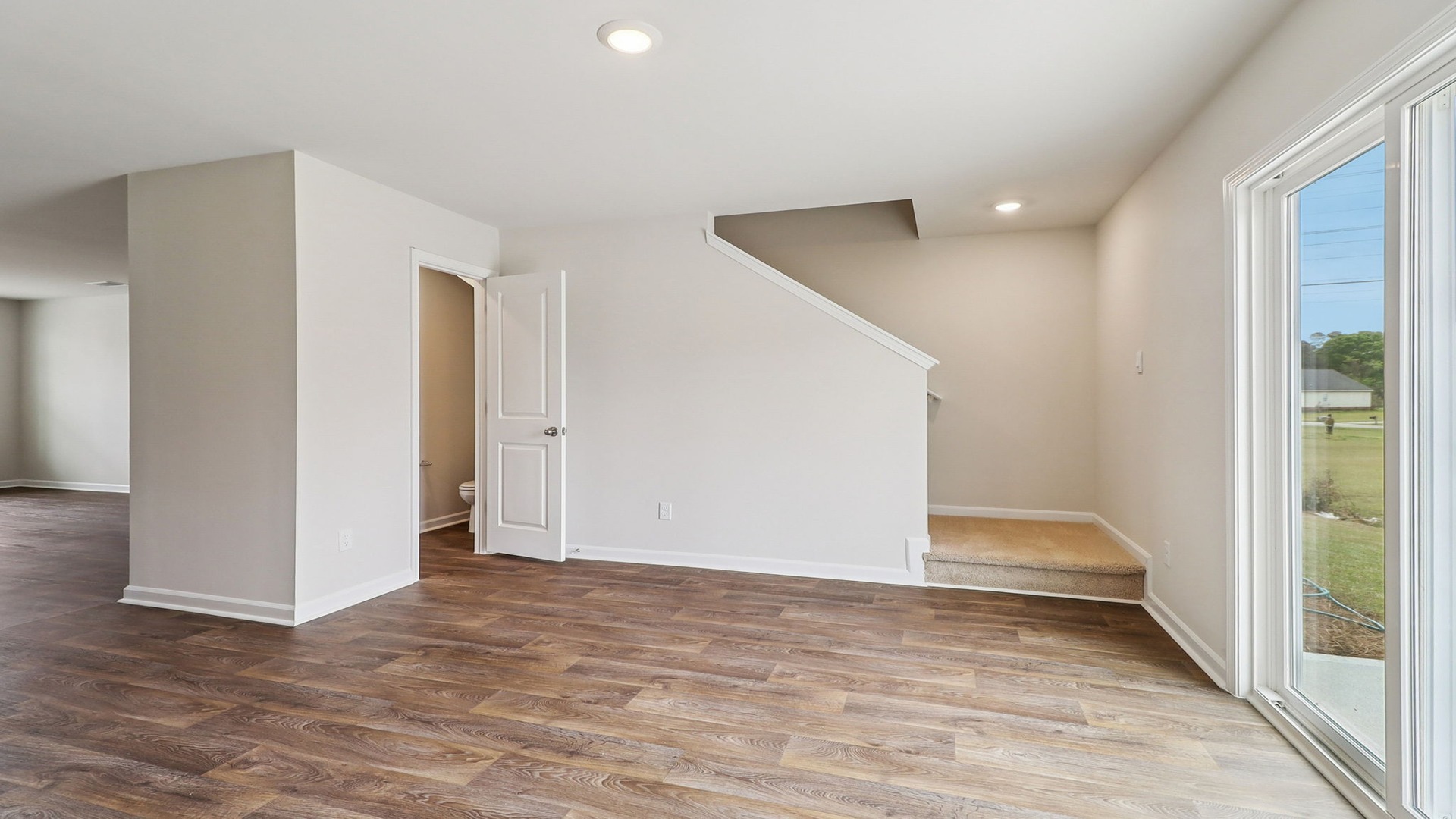 Access to stairway to upstairs in the dining area