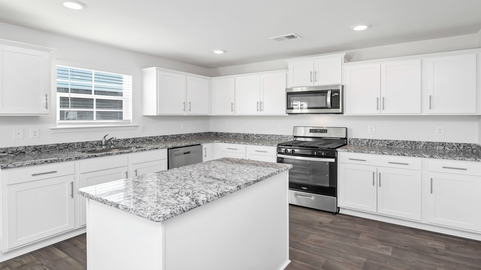 Island in the kitchen