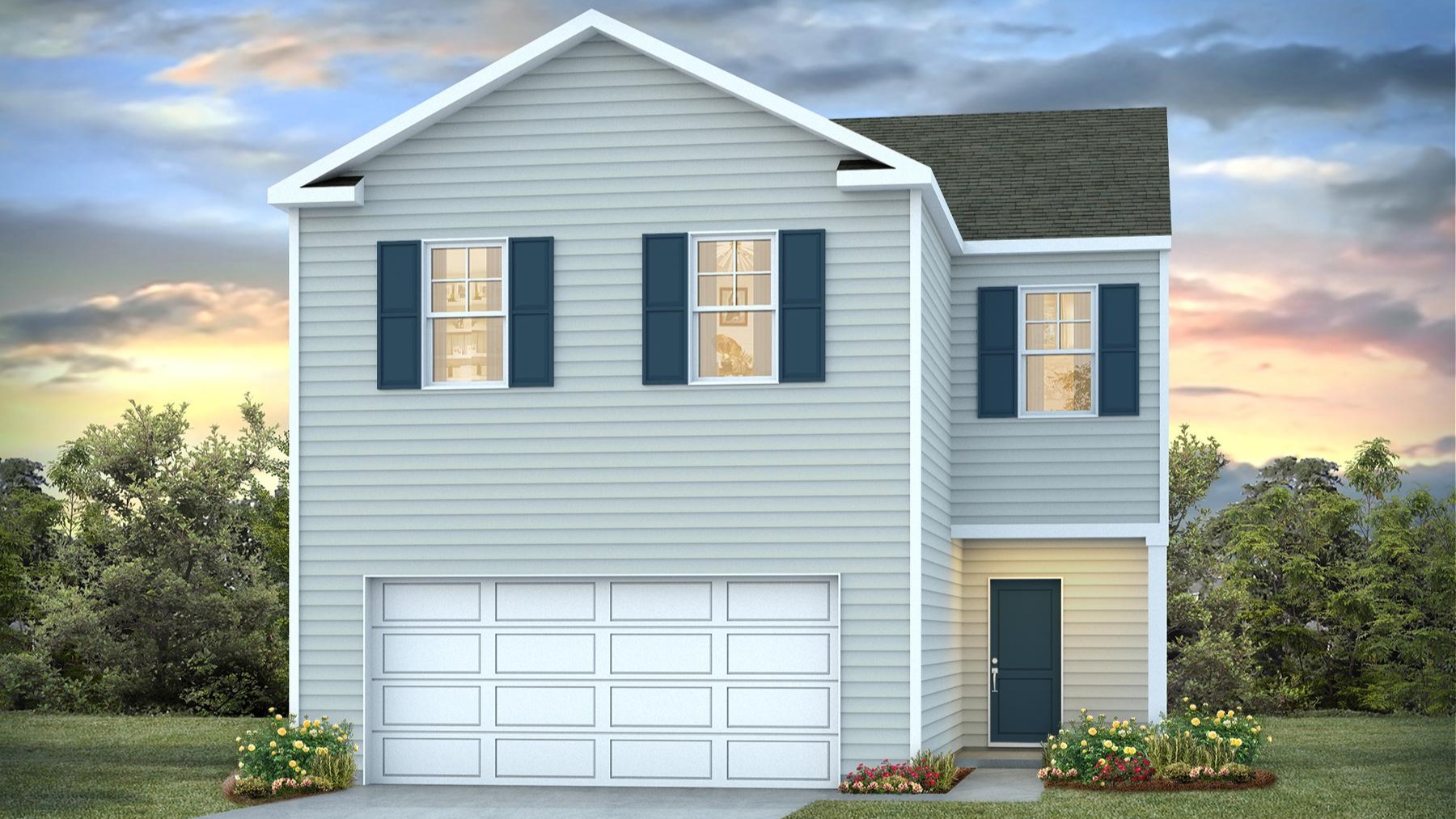 New two-story home for sale in Orangeburg, SC with 4 bedrooms and 2.5 bathrooms