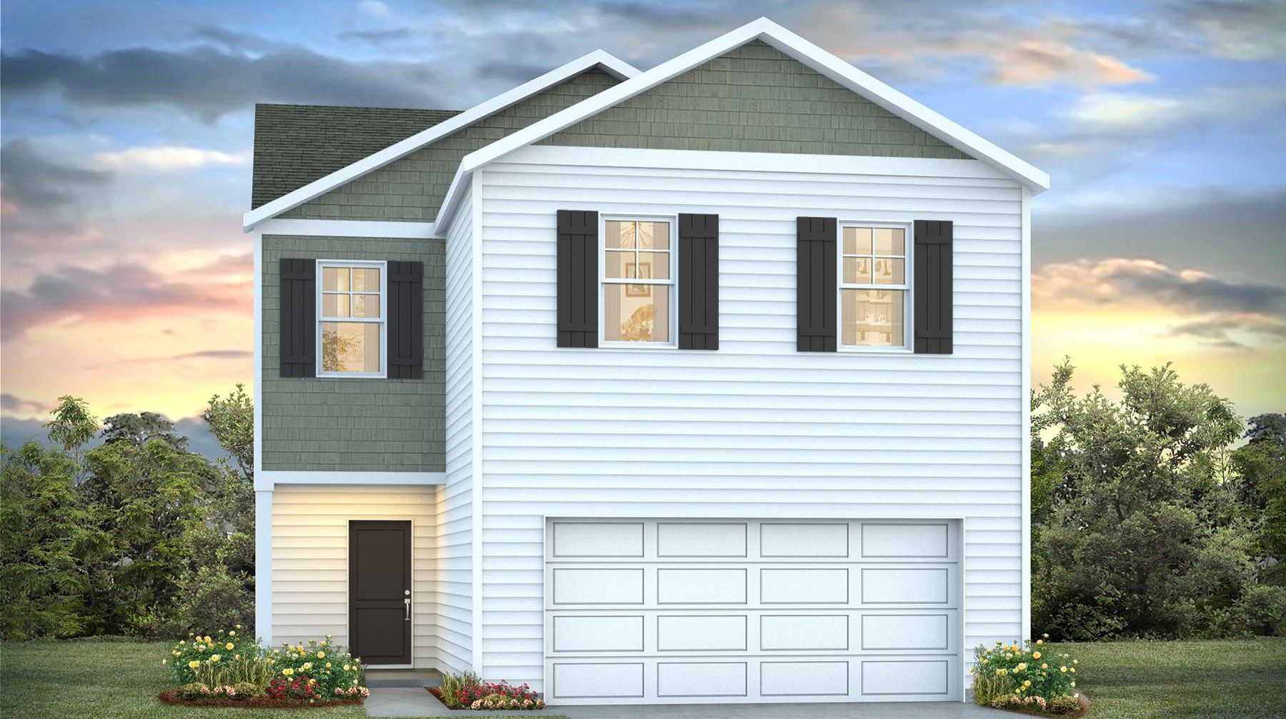 4-bedroom home for sale with a 2-car garage and vinyl siding in Mulberry Landing new community