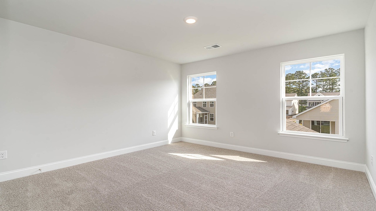 Bedroom 3 will be larger and replace the bonus room in this Forrester in Shell Pointe