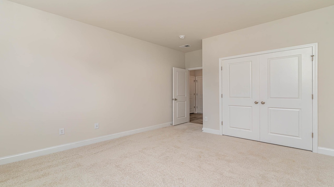 There is a bedroom and bathroom downstairs.