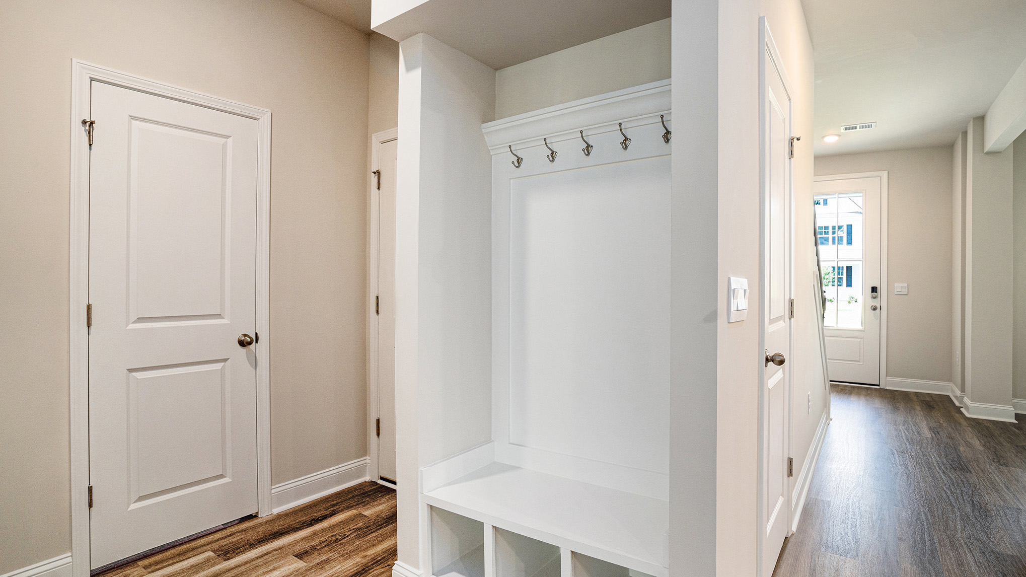 Storage space off front foyer