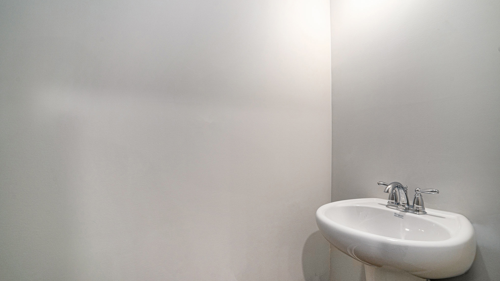 First-floor powder room