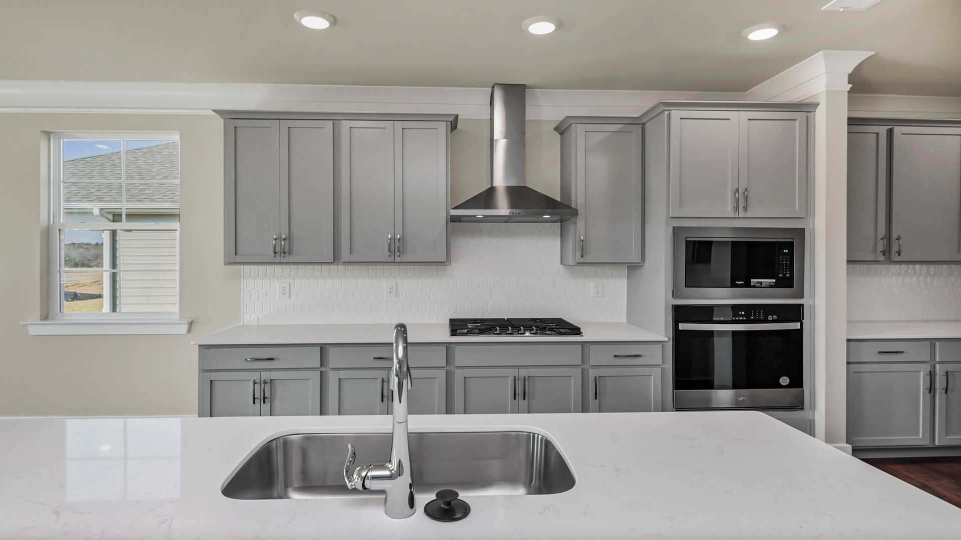 Natural light in kitchen space