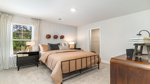 Bedroom 4 featuring carpet flooring and a window