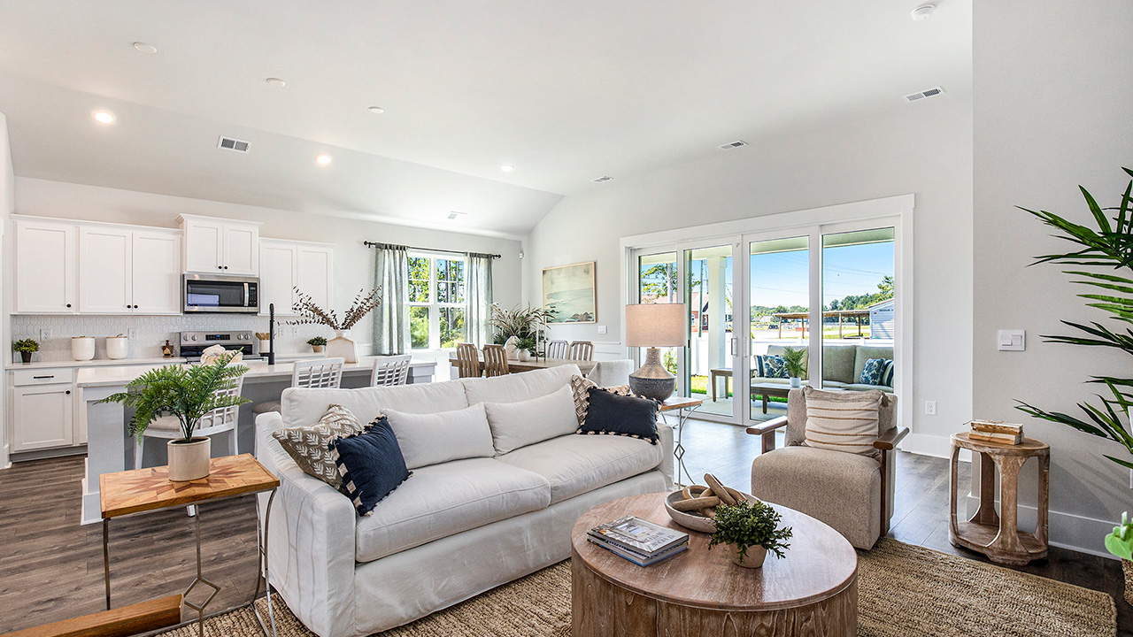 Open main level in the Litchfield Old Chapin Reserve