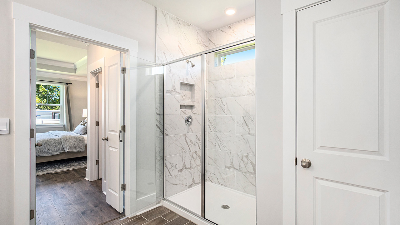 Tile option in Litchfield primary shower