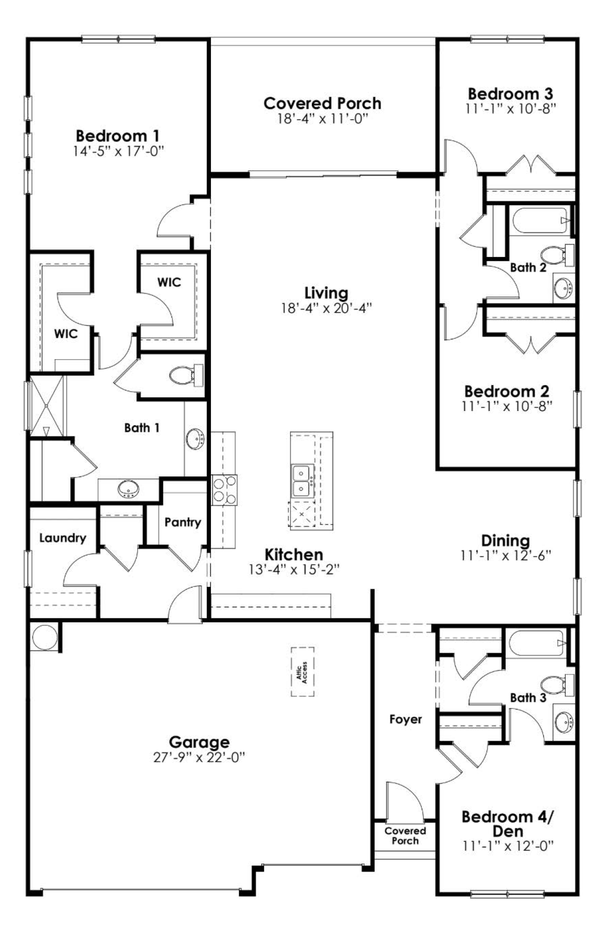 Trivecta main level with 4 bedrooms and 3 bathrooms in Lexington, SC's Old Chapin Reserve neighborhood