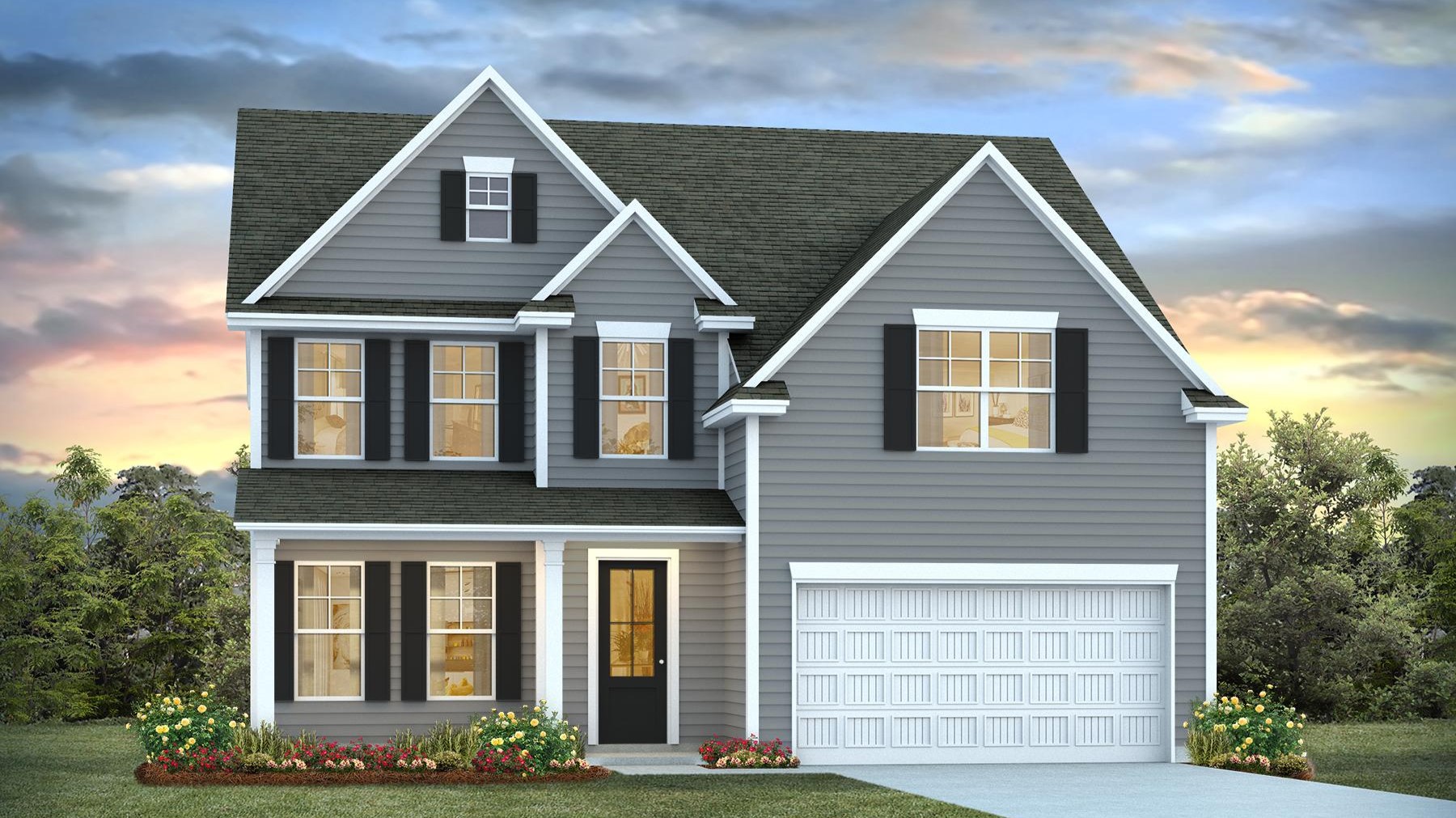 Home for sale in Lexington, SC with 2-car garage and 4 bedrooms