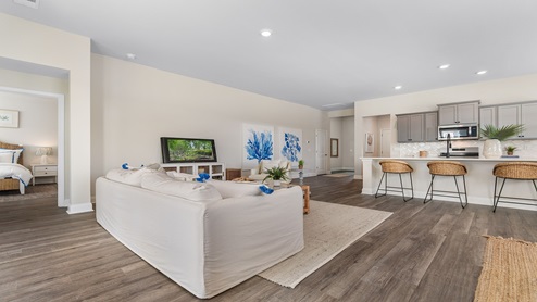 Revwood flooring finishes the main living areas