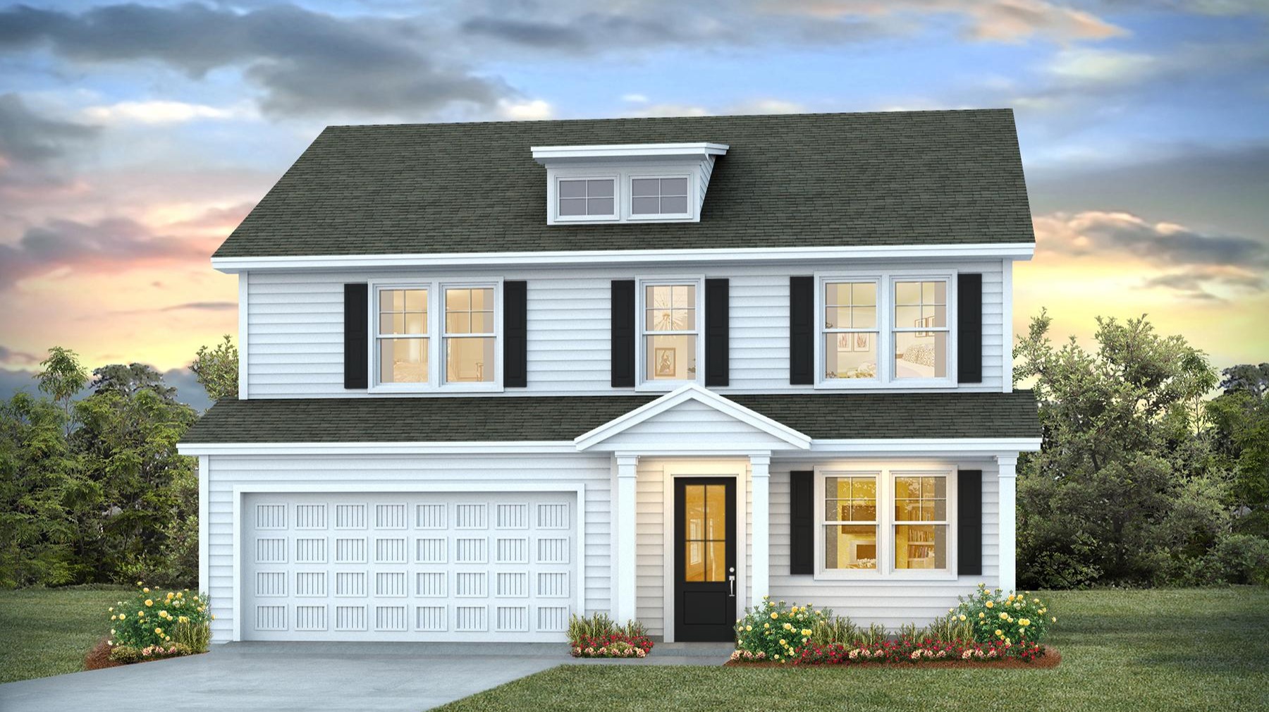New home for sale in Lexington, SC with Hardie Plank siding and a 2-car garage