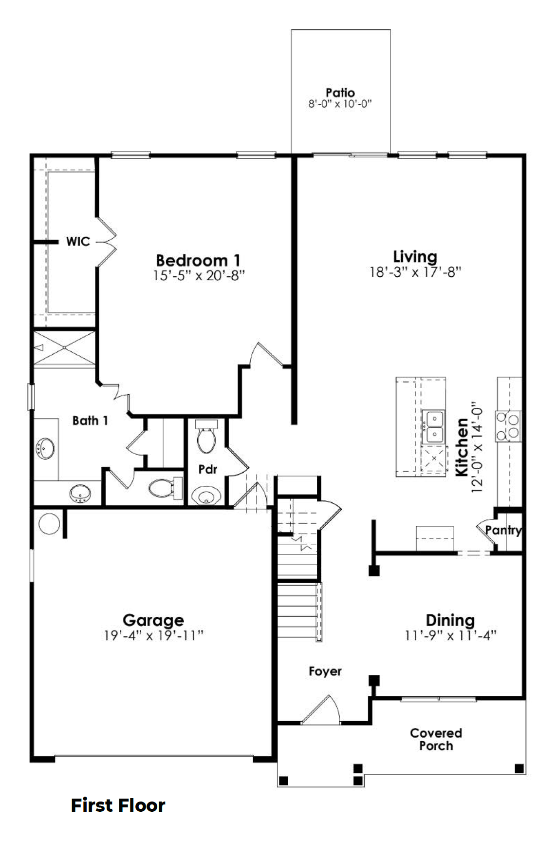 Tillman First Floor in Old Chapin, a new community in Lexington, SC