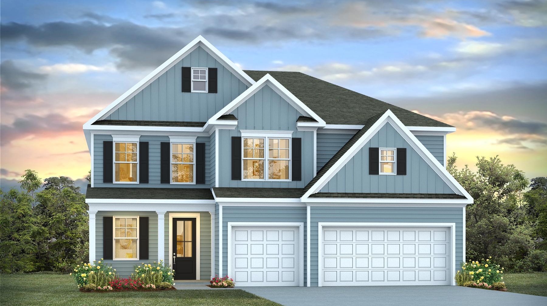 5-bedroom home for sale in Lexington, SC with a 3-car garage