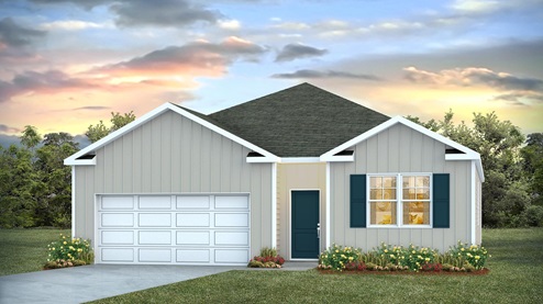 New Construction Cali C elevation in Blythewood, SC.