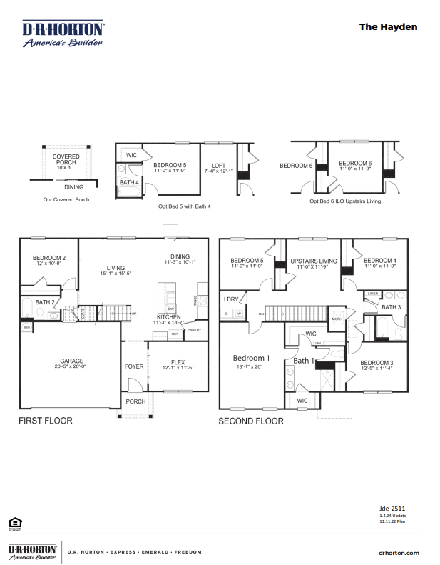 Hayden Floorplan Layout