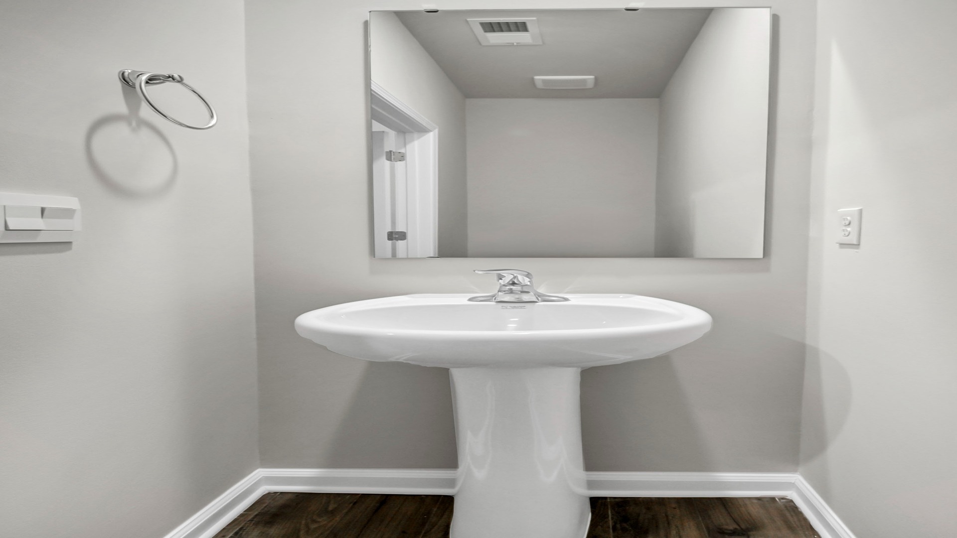 Downstairs powder room