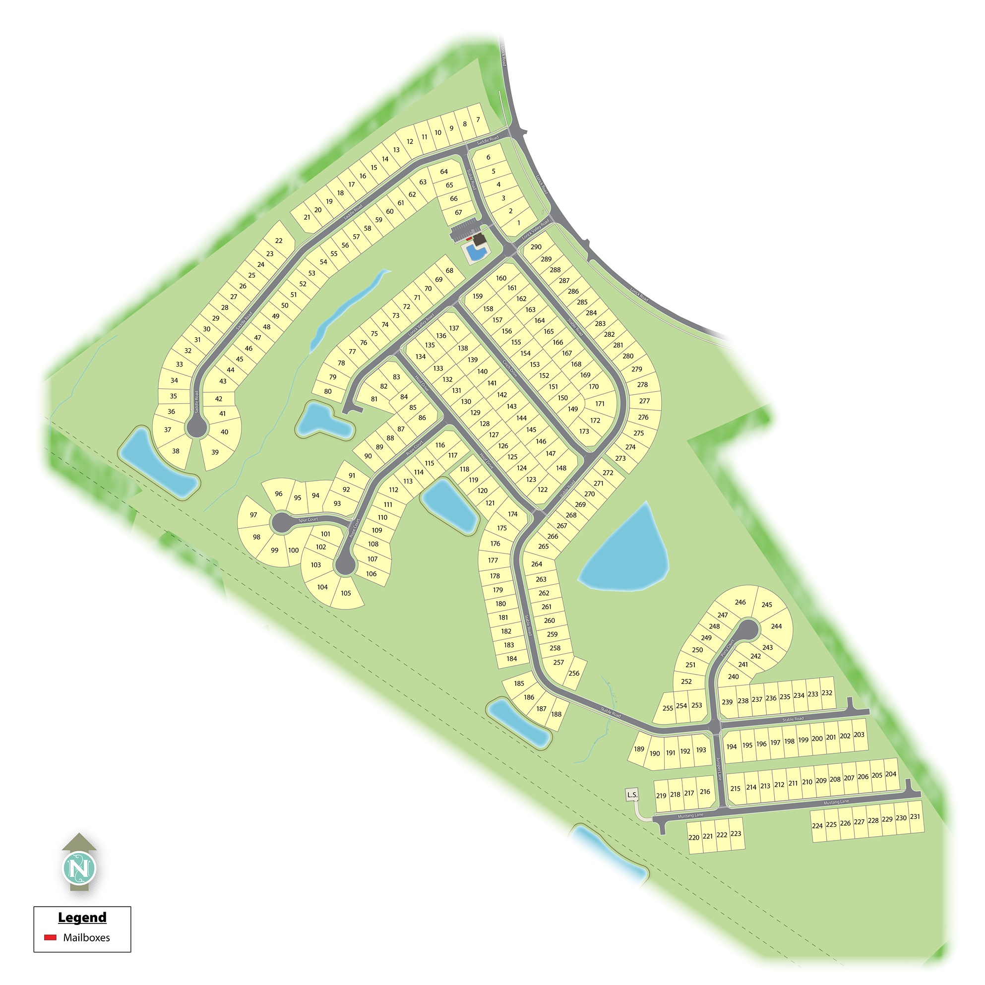 Static Lot Map
