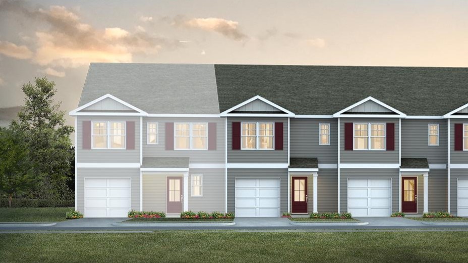 Two-story townhome for sale in Hopkins, SC with 3 bedrooms, 2.5 bathrooms, and a 1-car garage