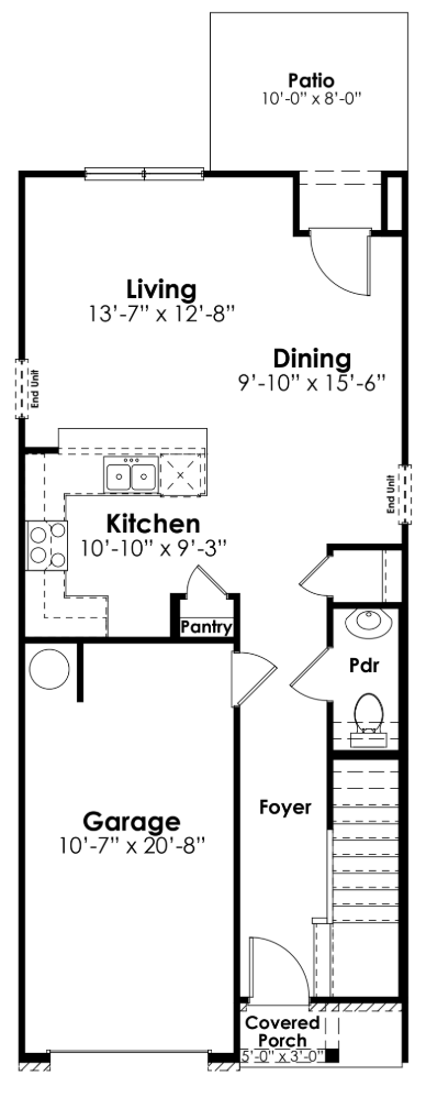 Pearson floorplan floor 1