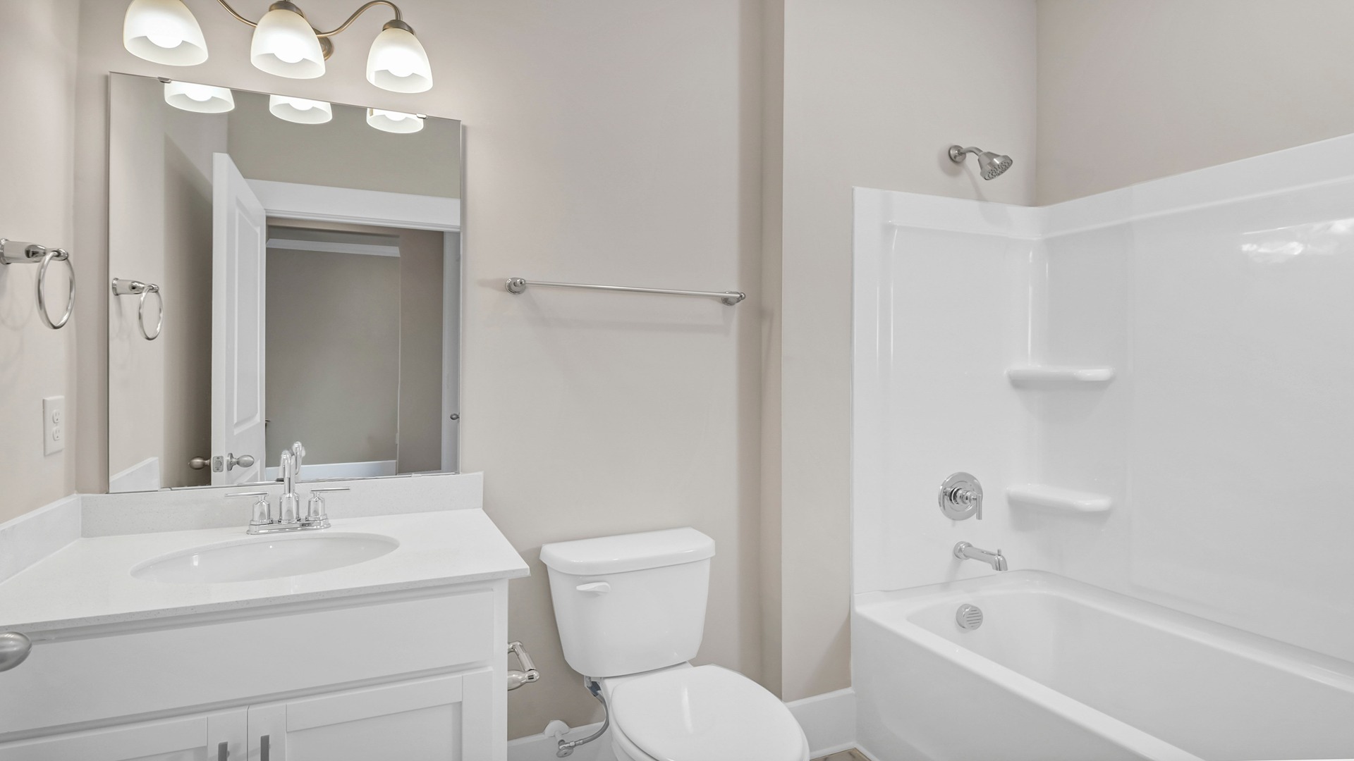 Bathroom 2 in the Bradford floor plan in 55+ community in Irmo, SC