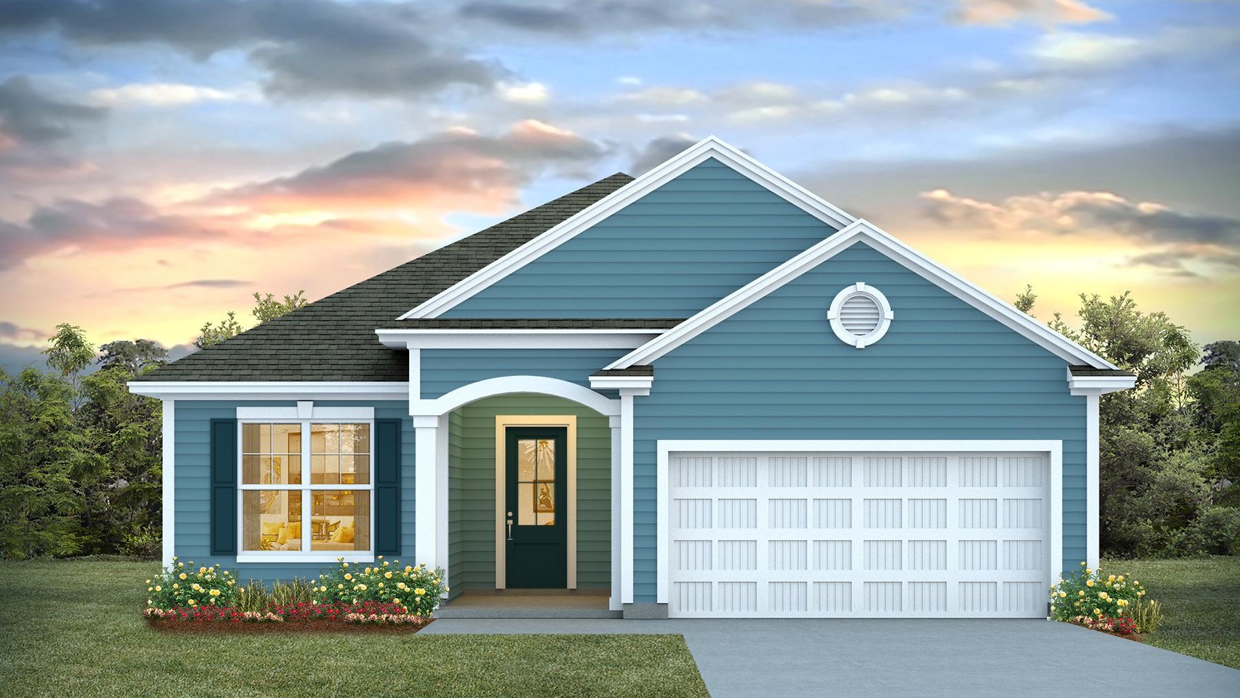 Hardie Plank siding and the Eaton for sale in Irmo, SC in Dorset Ridge