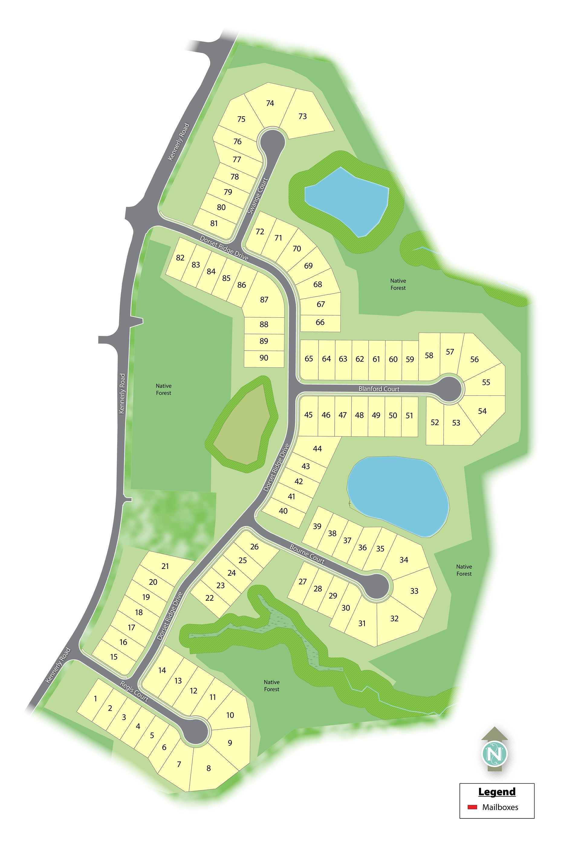 Static Lot Map
