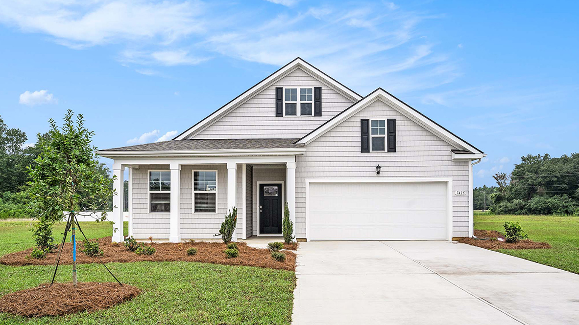 Dover with a covered front porch