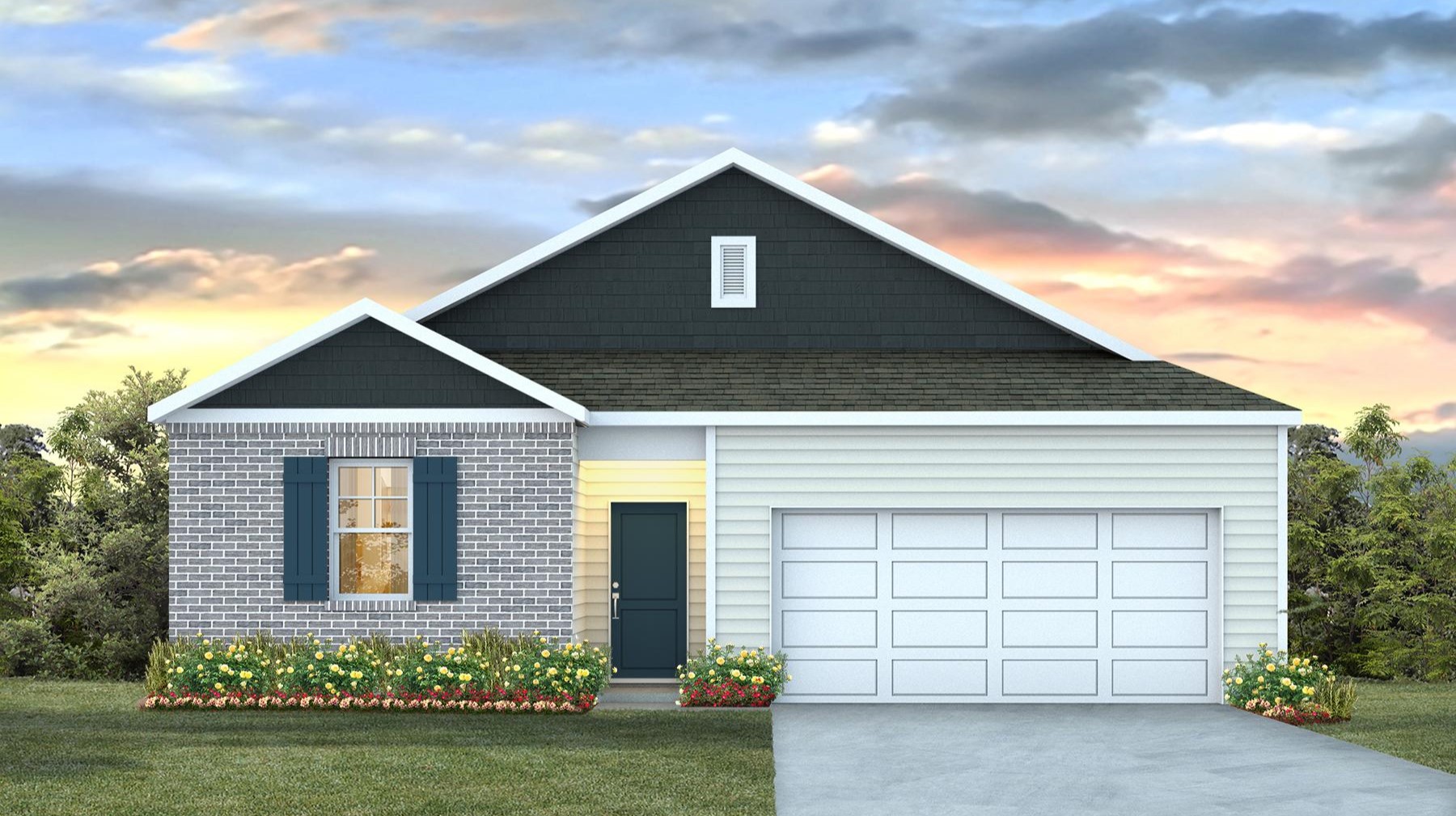 Welcome to the Kerry 3-bedroom floor plan for sale in Sumter, SC