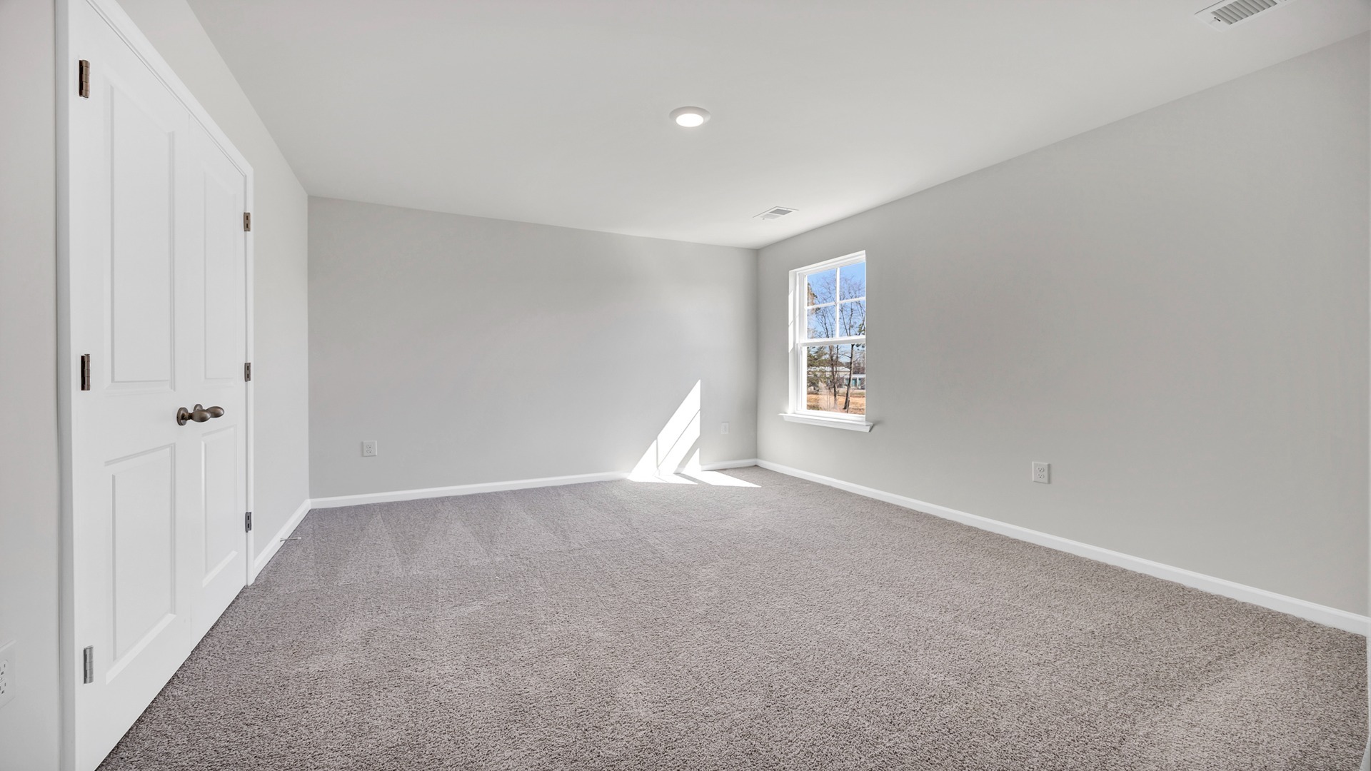 Third bedroom upstairs in new home for sale in Sumter, SC off S St Pauls Rd