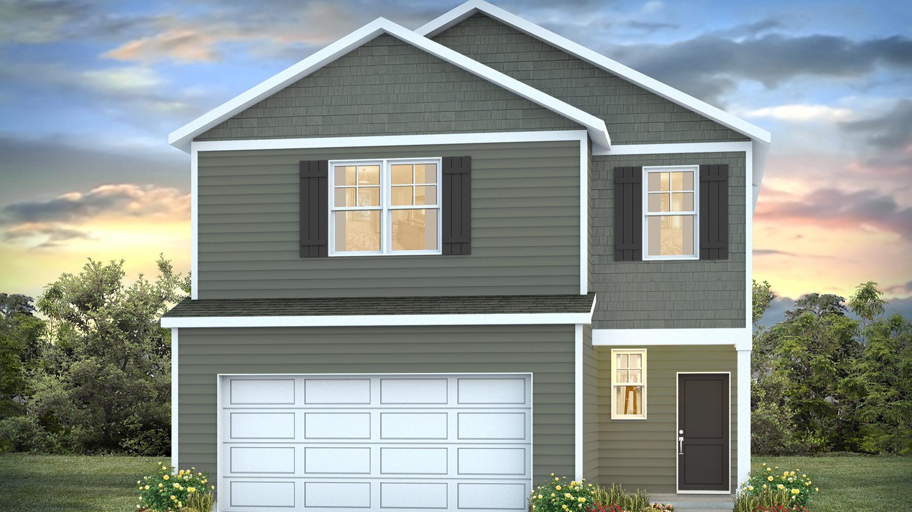 4-bedroom, 2.5 bathroom Manning elevation E available in Sumter, SC